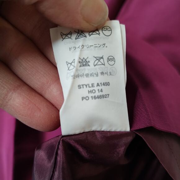 J.Crew Burgundy 'Kami' V-Neck Fit & Flare Dress Classic Faille Size 10 - Picture 11 of 14